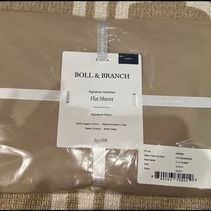 Boll & Branch flat Queen